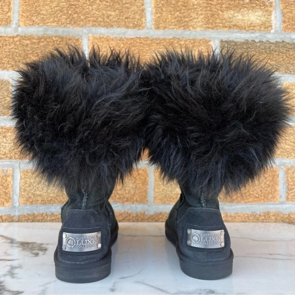 Australia Luxe collective Women's Foxy Shearling Short
Boots in Black size 6 - Picture 3 of 7